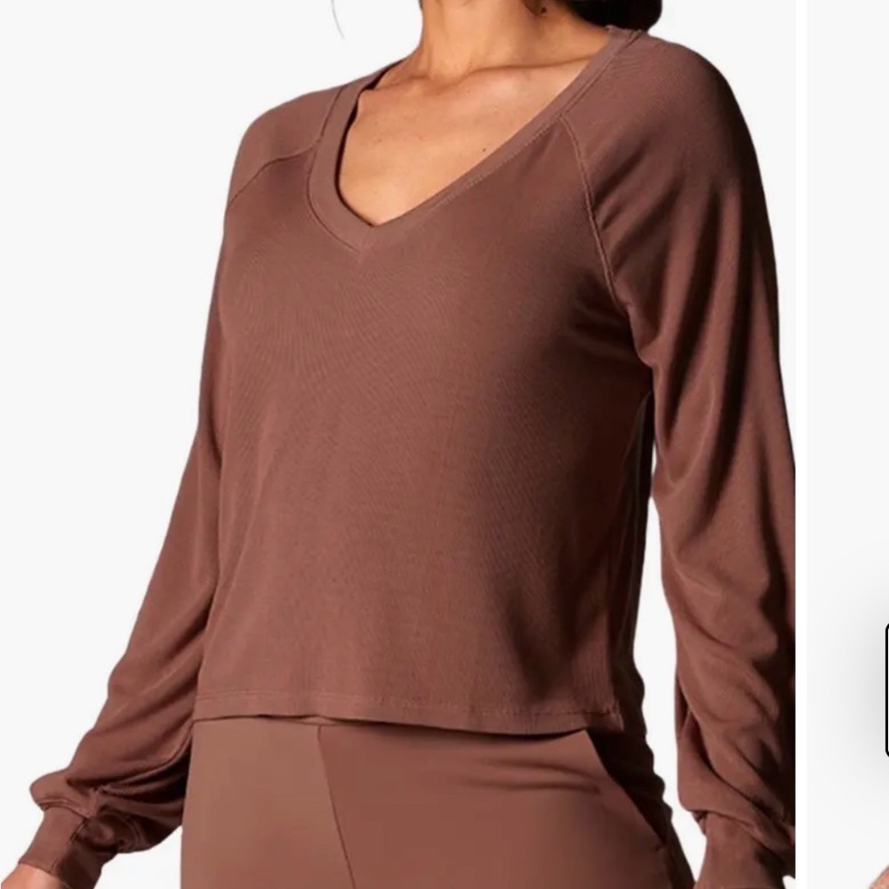 TAVI - Rib Long Sleeve T - Clove/Mauvey Color - NWT - Picture 2 of 6